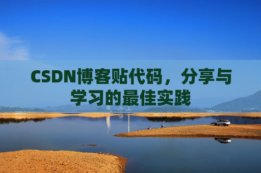CSDN博客贴代码，分享与学习的最佳实践